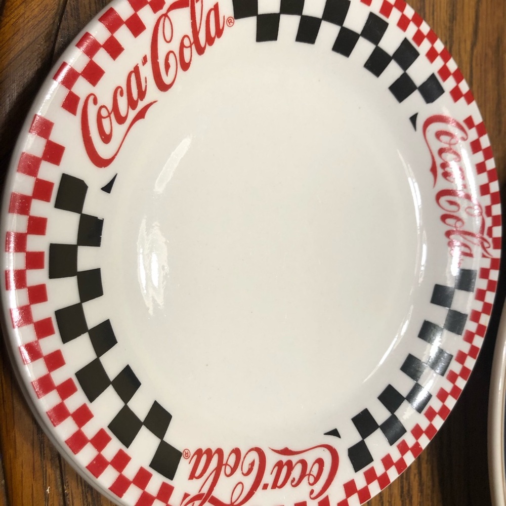 Coca Cola plates